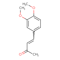 Chemical structure of 4-(3,4-dimethoxyphenyl)but-3-en-2-one - CSSB00011218736