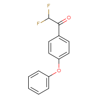 Chemical structure of 2,2-difluoro-1-(4-phenoxyphenyl)ethan-1-one - CSSB00001316933