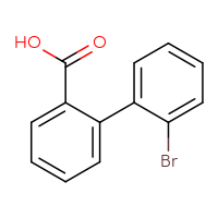 Chemical structure of 2'-bromo-[1,1'-biphenyl]-2-carboxylic acid - CSSB00012344249