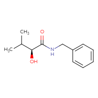 Chemical structure of (2S)-N-benzyl-2-hydroxy-3-methylbutanamide - CSSB00015442562