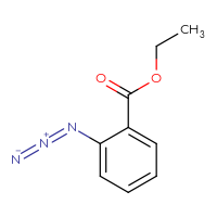 Chemical structure of ethyl 2-azidobenzoate - CSSB00010396285