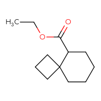 Chemical structure of ethyl spiro[3.5]nonane-5-carboxylate - CSSB00032234331