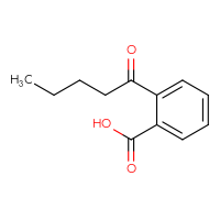 Chemical structure of 2-pentanoylbenzoic acid - CSSB00010178997