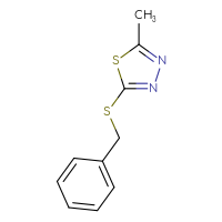 Chemical structure of 2-(benzylsulfanyl)-5-methyl-1,3,4-thiadiazole - CSSB00026204347