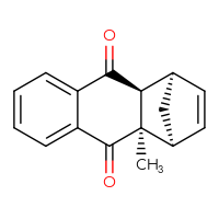 Chemical structure of (1S,2R,11S,12R)-2-methyltetracyclo[10.2.1.0²,¹¹.0⁴,⁹]pentadeca-4,6,8,13-tetraene-3,10-dione - CSSB00025765403