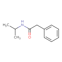 Chemical structure of 2-phenyl-N-(propan-2-yl)acetamide - CSSB00000157550