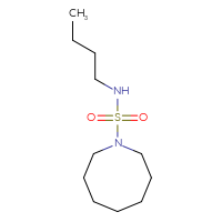 Chemical structure of N-butylazocane-1-sulfonamide - CSMB01384557217