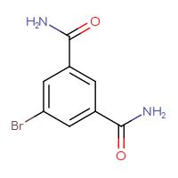 Chemical structure of 5-bromobenzene-1,3-dicarboxamide - CSSB00010167712