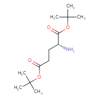 Chemical structure of 1,5-di-tert-butyl (2R)-2-aminopentanedioate - CSSB00132309843