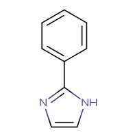 Chemical structure of 2-phenyl-1H-imidazole - CSSB00000211779