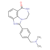 Chemical structure of 2-{4-[(dimethylamino)methyl]phenyl}-1,3,10-triazatricyclo[6.4.1.0⁴,¹³]trideca-2,4,6,8(13)-tetraen-9-one - CSSB00015190976