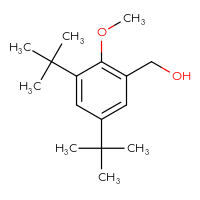 Chemical structure of (3,5-di-tert-butyl-2-methoxyphenyl)methanol - CSSB00020649373
