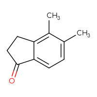 Chemical structure of 4,5-dimethyl-2,3-dihydro-1H-inden-1-one - CSSB00011515902