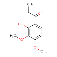 Chemical structure of 1-(2-hydroxy-3,4-dimethoxyphenyl)propan-1-one - CSSB00009830231