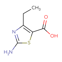 Chemical structure of 2-amino-4-ethyl-1,3-thiazole-5-carboxylic acid - CSSB00000691986