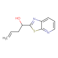 Chemical structure of 1-{[1,3]thiazolo[5,4-b]pyridin-2-yl}but-3-en-1-ol - CSSB00112616385