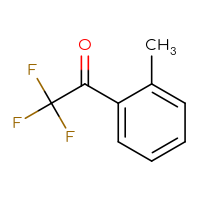 Chemical structure of 2,2,2-trifluoro-1-(2-methylphenyl)ethan-1-one - CSSB00011782245