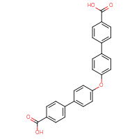 Chemical structure of 4'-{[1,1'-biphenyl]-4'-yloxy}-[1,1'-biphenyl]-4-carboxylic acid - CSSB20621657455