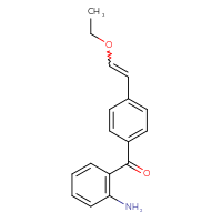 Chemical structure of 2-[4-(2-ethoxyethenyl)benzoyl]aniline - CSSB06589856229