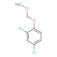 Chemical structure of 2,4-dichloro-1-(methoxymethoxy)benzene - CSSB00000018364