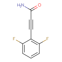 Chemical structure of 3-(2,6-difluorophenyl)prop-2-ynamide - CSSB06360000024