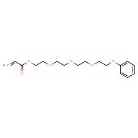 Chemical structure of 2-{2-[2-(2-phenoxyethoxy)ethoxy]ethoxy}ethyl prop-2-enoate - CSSB20958671082