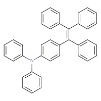 Chemical structure of N,N-diphenyl-4-(1,2,2-triphenylethenyl)aniline - CSSB14929382895