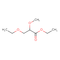 Chemical structure of ethyl 3-ethoxy-2-methoxypropanoate - CSSB00011068901