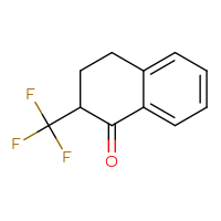 Chemical structure of 2-(trifluoromethyl)-1,2,3,4-tetrahydronaphthalen-1-one - CSSB00010778956