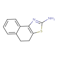 Chemical structure of 4H,5H-naphtho[1,2-d][1,3]thiazol-2-amine - CSSB00000168901