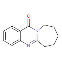 Chemical structure of 6H,7H,8H,9H,10H,12H-azepino[2,1-b]quinazolin-12-one - CSSB00000007804