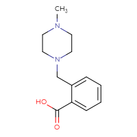 Chemical structure of 2-[(4-methylpiperazin-1-yl)methyl]benzoic acid - CSSB00000342295