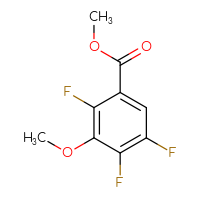 Chemical structure of methyl 2,4,5-trifluoro-3-methoxybenzoate - CSSB00010169865