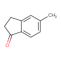 Chemical structure of 5-methyl-2,3-dihydro-1H-inden-1-one - CSSB00000743249