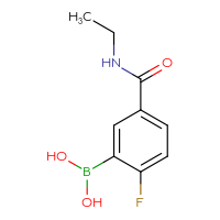 Chemical structure of [5-(ethylcarbamoyl)-2-fluorophenyl]boronic acid - CSSB00000049330