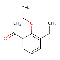 Chemical structure of 1-(2-ethoxy-3-ethylphenyl)ethan-1-one - CSSB00135299331
