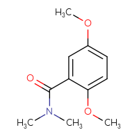 Chemical structure of 2,5-dimethoxy-N,N-dimethylbenzamide - CSSB00000175699
