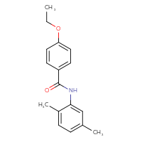 Chemical structure of N-(2,5-dimethylphenyl)-4-ethoxybenzamide - CSSB00027983463
