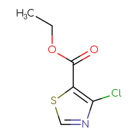 Chemical structure of ethyl 4-chloro-1,3-thiazole-5-carboxylate - CSSB00000047767