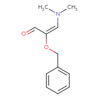 Chemical structure of (2E)-2-(benzyloxy)-3-(dimethylamino)prop-2-enal - CSSB00020628926