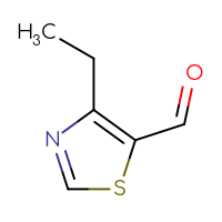 Chemical structure of 4-ethyl-1,3-thiazole-5-carbaldehyde - CSSB00016061763