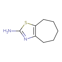 Chemical structure of 4H,5H,6H,7H,8H-cyclohepta[d][1,3]thiazol-2-amine - CSSB00000217600