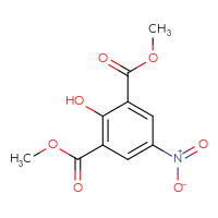 Chemical structure of 1,3-dimethyl 2-hydroxy-5-nitrobenzene-1,3-dicarboxylate - CSSB00102738793