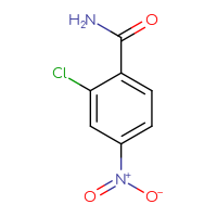 Chemical structure of 2-chloro-4-nitrobenzamide - CSSB00000188661