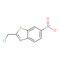 Chemical structure of 2-(chloromethyl)-6-nitro-1,3-benzothiazole - CSSB00010090453