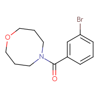 Chemical structure of 5-(3-bromobenzoyl)-1,5-oxazocane - CSSB14962985859