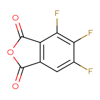 Chemical structure of 4,5,6-trifluoro-1,3-dihydro-2-benzofuran-1,3-dione - CSSB03552067824