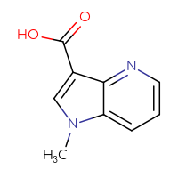 Chemical structure of 1-methyl-1H-pyrrolo[3,2-b]pyridine-3-carboxylic acid - CSSB00010447585