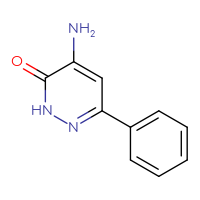 Chemical structure of 4-amino-6-phenyl-2,3-dihydropyridazin-3-one - CSSB00000066562