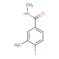 Chemical structure of 4-iodo-N,3-dimethylbenzamide - CSSB00000062721